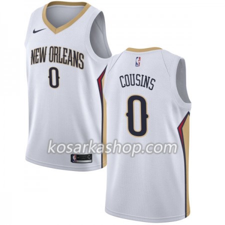 Dres New Orleans Pelicans DeMarcus Cousins 0 Nike 2017-18 Bijela Swingman